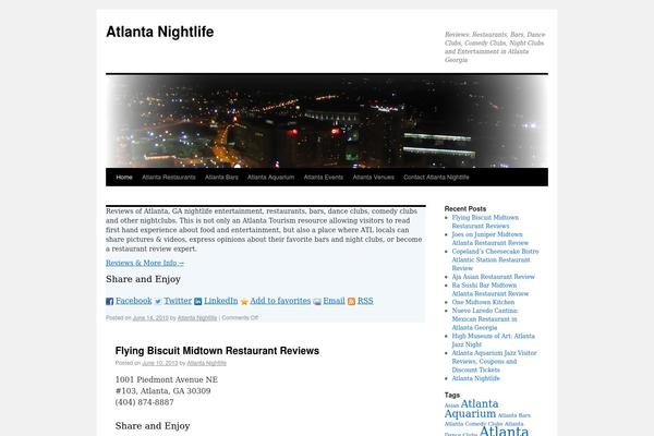 Atlanta theme site design template sample