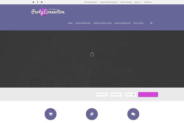 Salient theme site design template sample