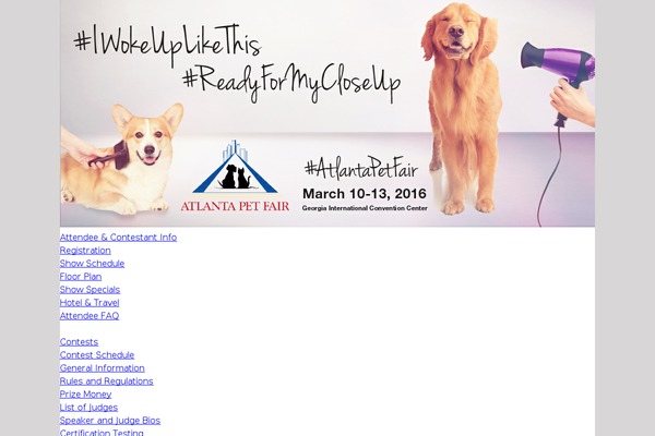 atlantapetfair.org site used Groomd