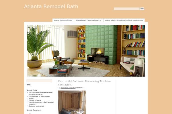 Interiors theme site design template sample