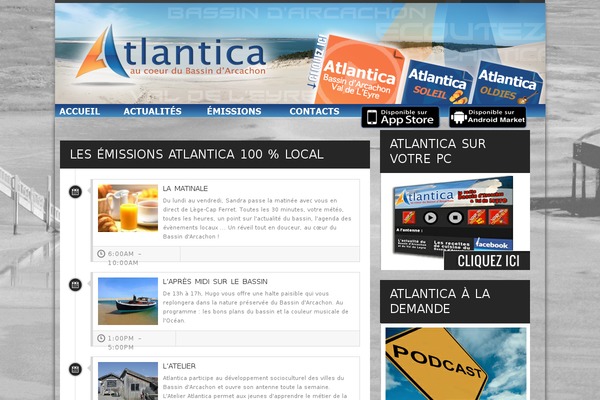 atlantica-radio.fr site used Rockit