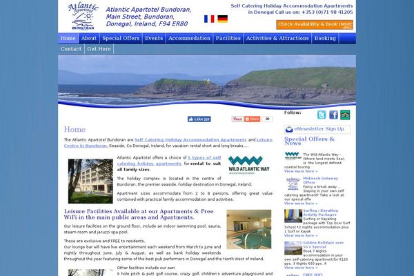 atlanticapartotel.ie site used Atlantic-apartotel-accommodation-bundoran