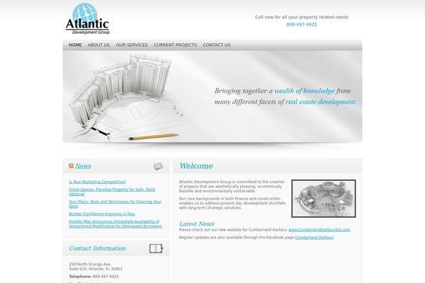 Atlantic theme site design template sample