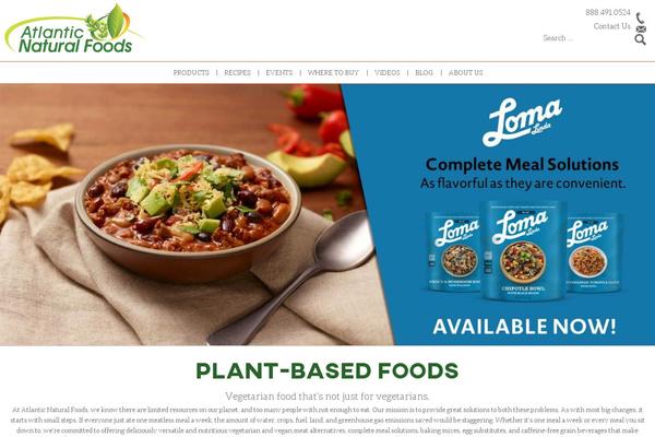 atlantic-natural-foods-anf theme websites examples