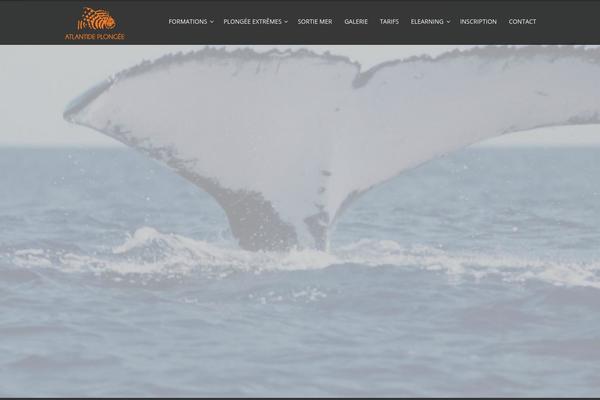 atlantide-plongee.com site used Oceanwp-enfant
