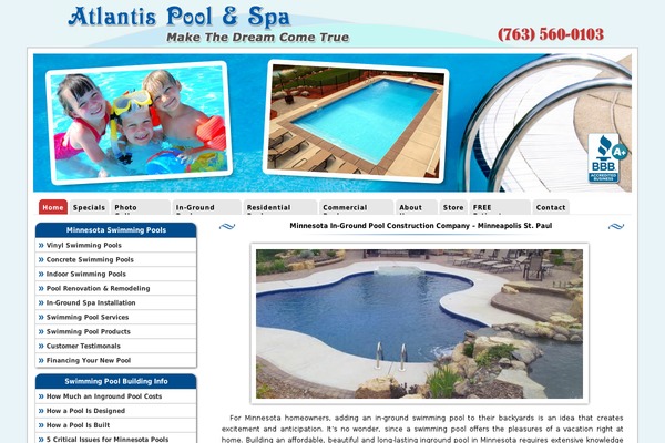 atlantispoolsinc.com site used Pools