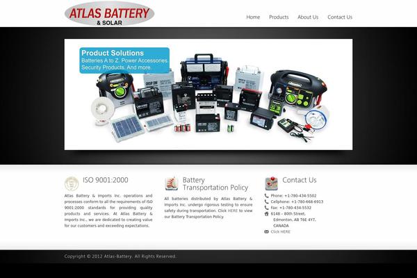 WordPress website example screenshot