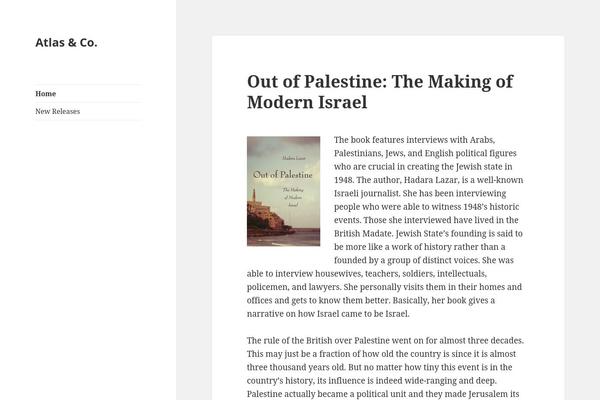 Twenty Fifteen theme site design template sample