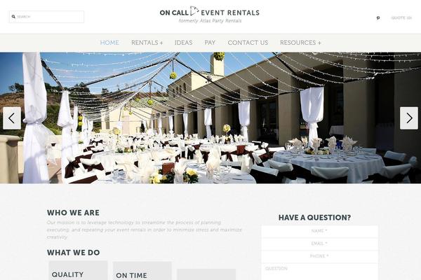 atlasparty.com site used Thesis_1.6