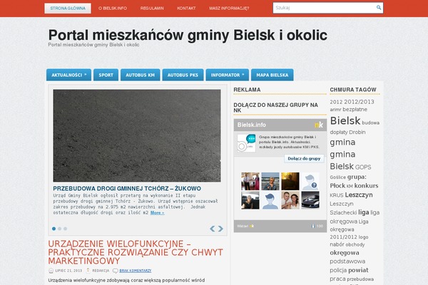 atlasszlakow.pl site used Newsslide