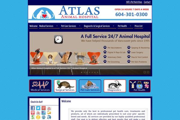 atlasvetsinvancouver.com site used Localstarta