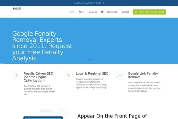 SEOWP theme site design template sample