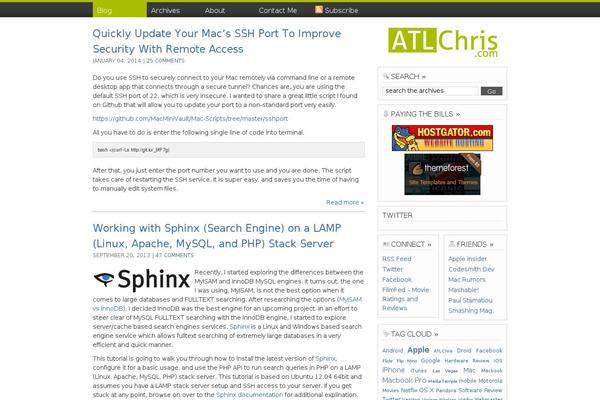 atlchris.com site used Atlchris