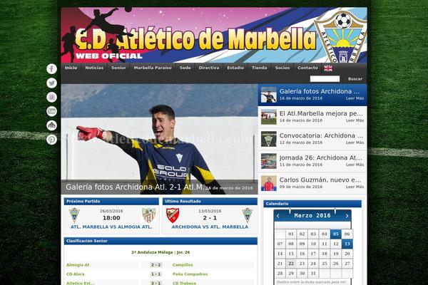 atleticodemarbella.com site used Atletico