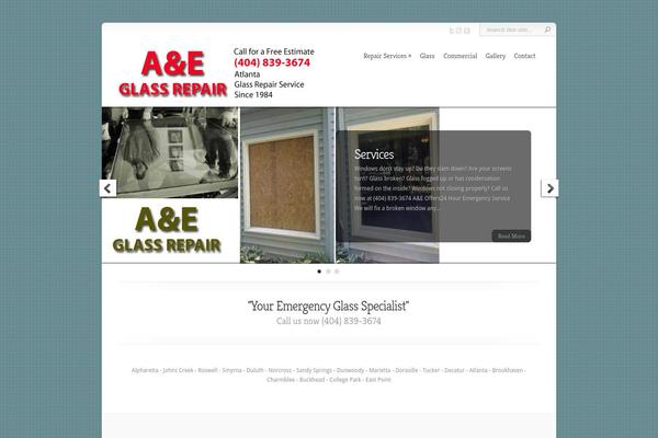 WordPress website example screenshot