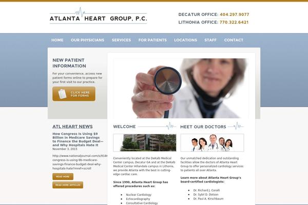 Heart theme site design template sample