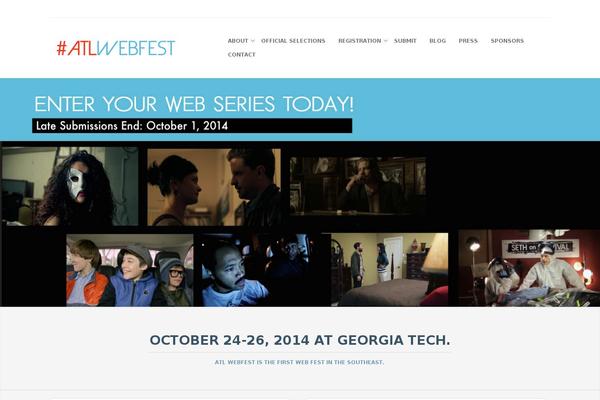 atlwebfest.com site used Eventsquare