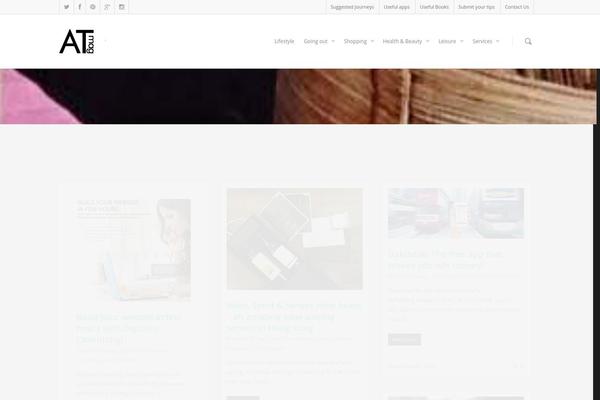 Salient theme site design template sample