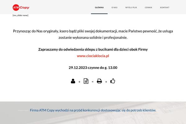WordPress website example screenshot