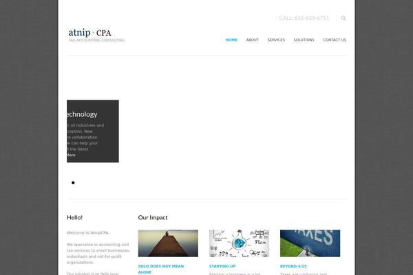 WordPress website example screenshot