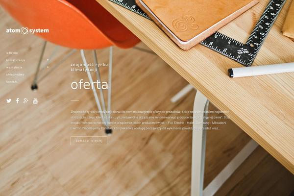 Bridge theme site design template sample