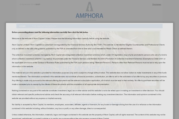 atomcapital.co.uk site used Amphora