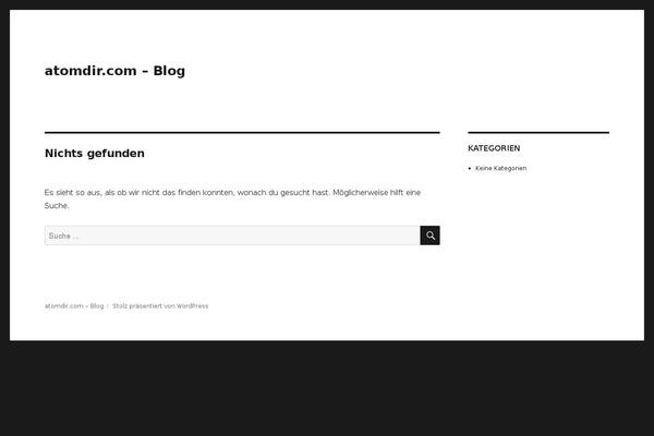 WordPress website example screenshot
