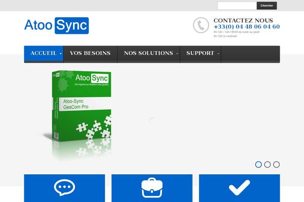 atoo-sync.com site used Theme44423