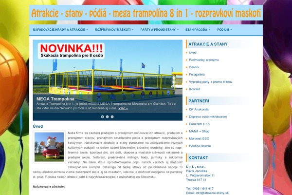 atrakcie-stany.sk site used Fresh