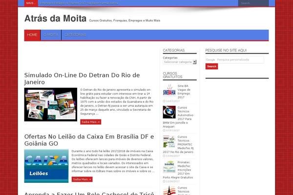 Sahifa theme site design template sample