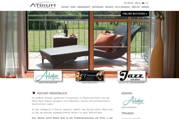 Atrium theme site design template sample