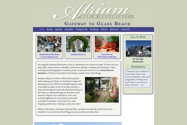 Atrium theme site design template sample