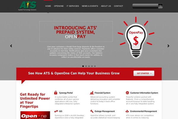 Ats theme site design template sample