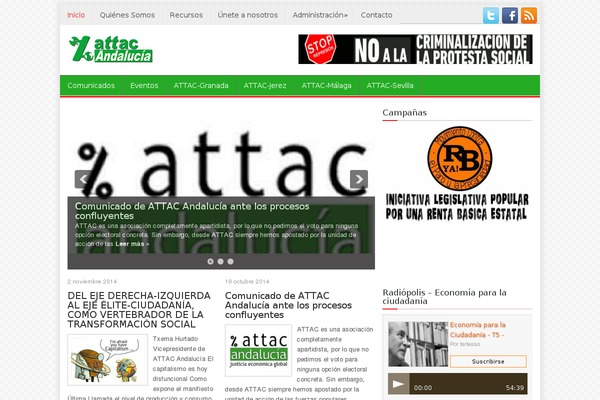 attacandalucia.org site used Thenewspaper