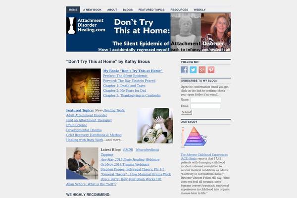 WordPress website example screenshot
