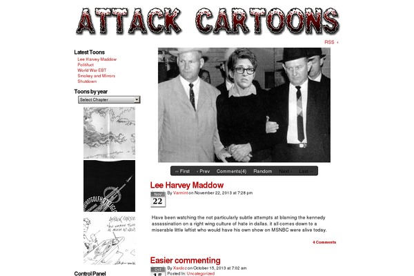 ComicPress theme site design template sample