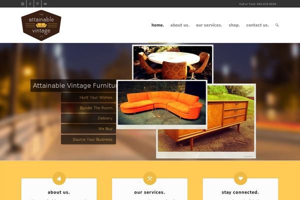 Enfold theme site design template sample