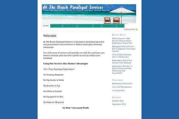 WordPress website example screenshot