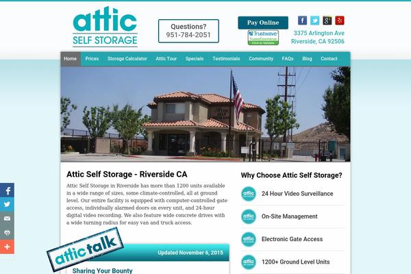 atticministorageonline.com site used Attic