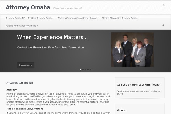 WordPress website example screenshot