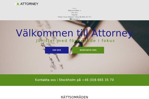 attorney.se site used Triton