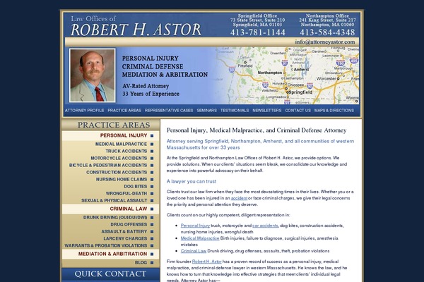 attorneyastor.com site used Astor