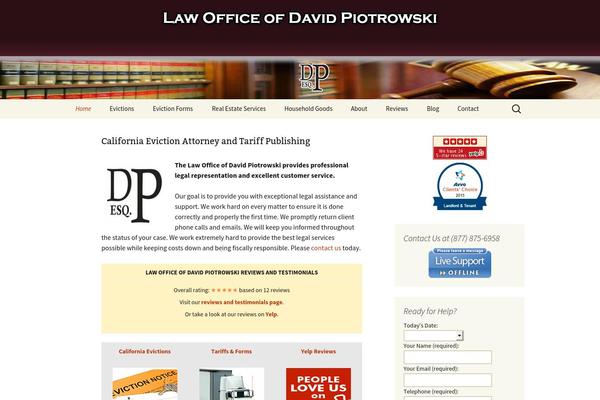 Twenty Thirteen theme site design template sample