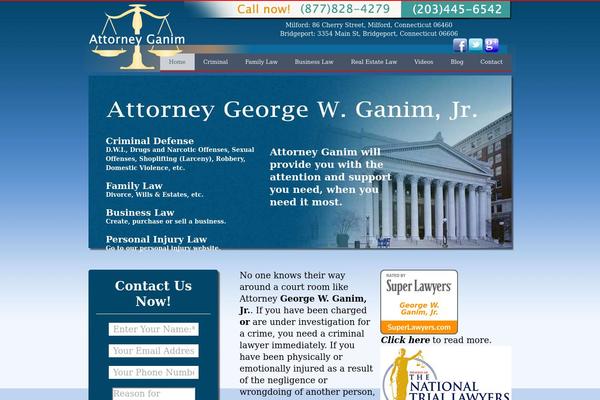 attorneyganim.com site used Ganimblue