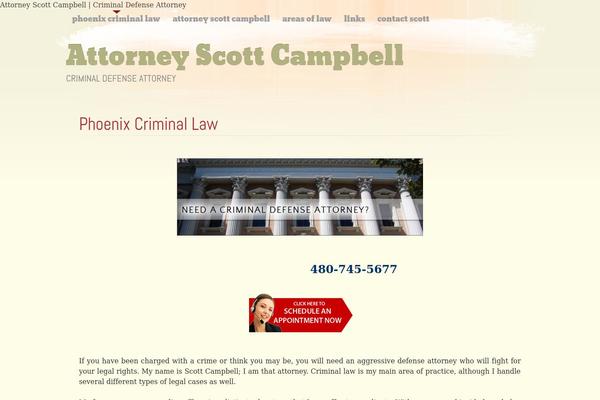 attorneyscottcampbell.com site used Bloggable