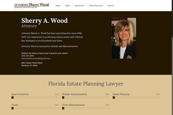 WordPress website example screenshot