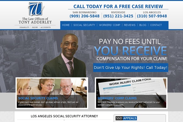 attorneytonyadderley.com site used Tonyadderelylaw