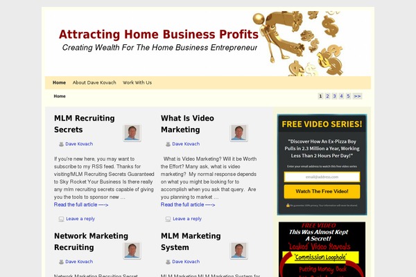 WordPress website example screenshot