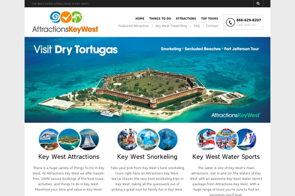 attractionskeywest.com site used Attractionskeywest