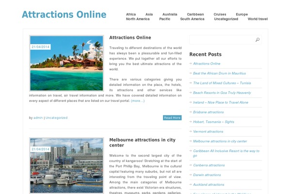 WordPress website example screenshot